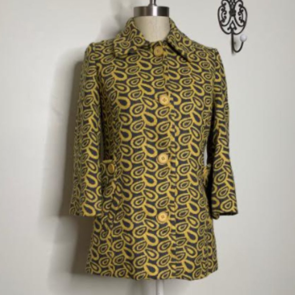 Esley Funky Paisley Print Jacket Sz S